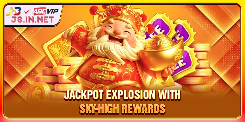 Jackpot explosion with sky-high rewards